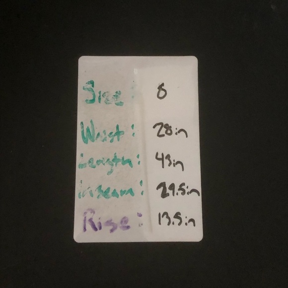 The Odells High Rise Wide Leg Women's 8 Anthropologie Button Fly Classic Wash - Picture 7 of 7